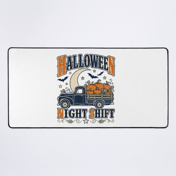 Item preview, Halloween Night Shift Vintage Pumpkin Truck designed and sold by Zenith Design.