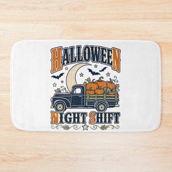 Item preview, Halloween Night Shift Vintage Pumpkin Truck designed and sold by Zenith Design.