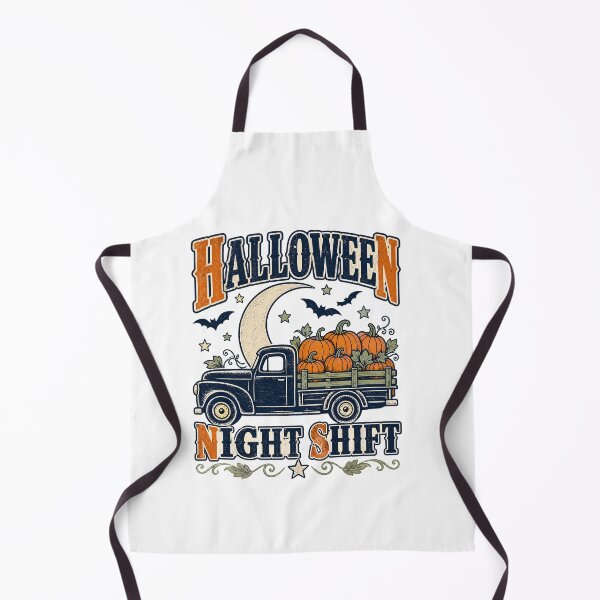 Item preview, Halloween Night Shift Vintage Pumpkin Truck designed and sold by Zenith Design.