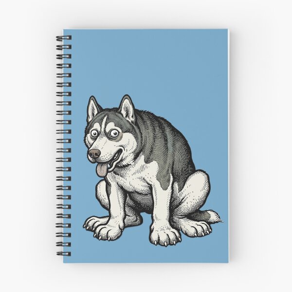 Item preview, The Tundra Maniac: Siberian Husky Art Print designed and sold by FreiherrPK.