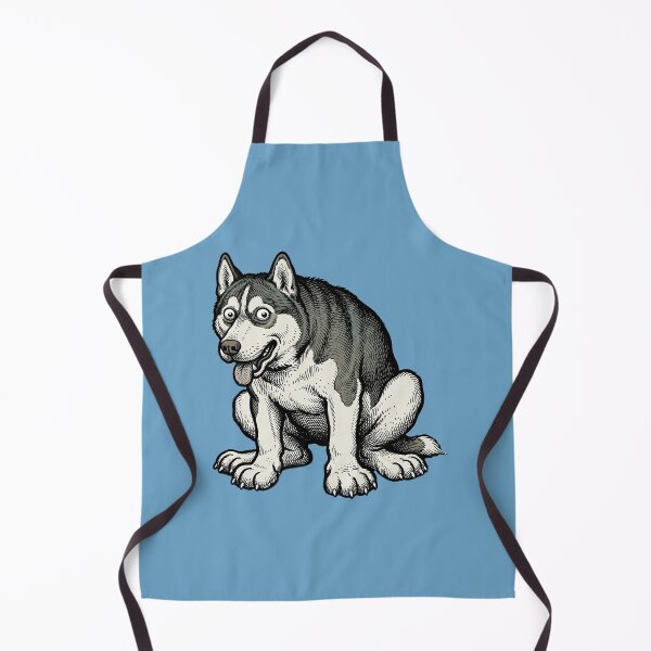 Item preview, The Tundra Maniac: Siberian Husky Art Print designed and sold by FreiherrPK.