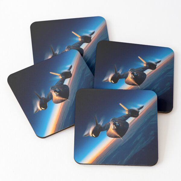 Item preview, SR-71 Blackbird High Altitude Curvature Illustration designed and sold by Airpower Art.