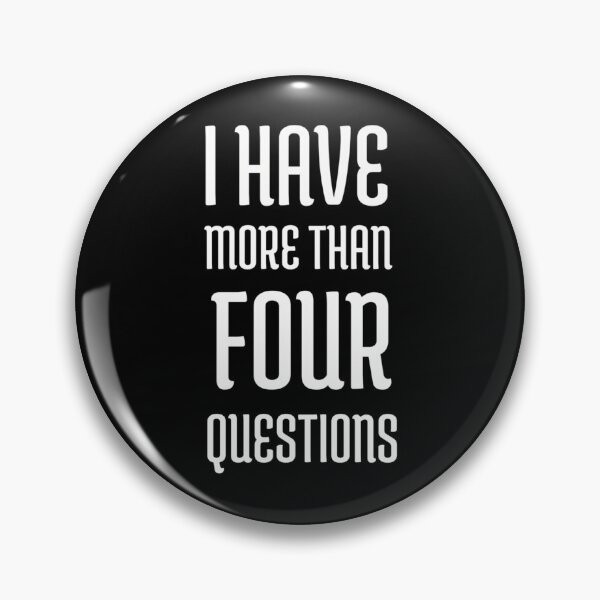 Item preview, Have More Than Four Questions designed and sold by HeidiVintageArt.