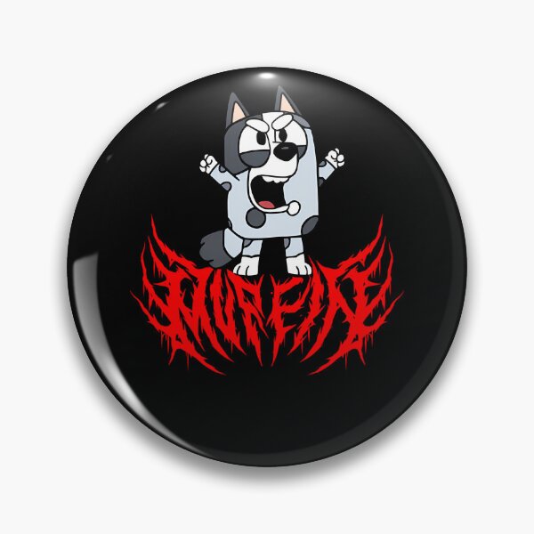Item preview, Black Metal Muffin Bluey  designed and sold by weemsrop.