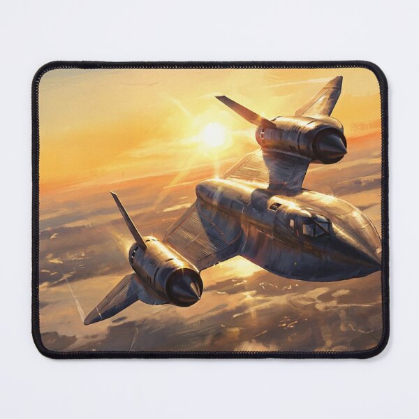 Item preview, SR-71 Blackbird Banking Into The Sun Illustration designed and sold by Airpower Art.