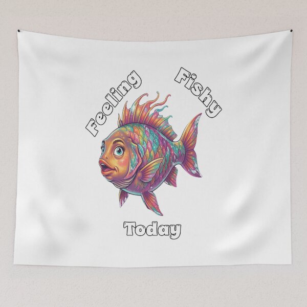 Item preview, Feeling Fishy Today Rainbow Fish  designed and sold by ISABEDOVAL.