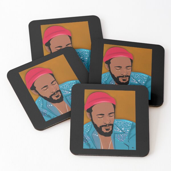 Item preview, Marvin Gaye Marvin Gaye Marvin Gaye portait designed and sold by DebutCatgirl.