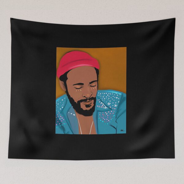 Item preview, Marvin Gaye Marvin Gaye Marvin Gaye portait designed and sold by DebutCatgirl.