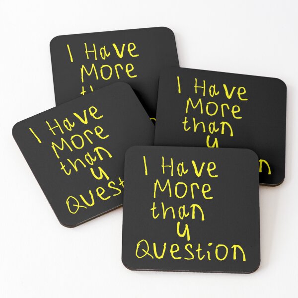 Item preview, I Have More Than Four Question designed and sold by HeidiVintageArt.