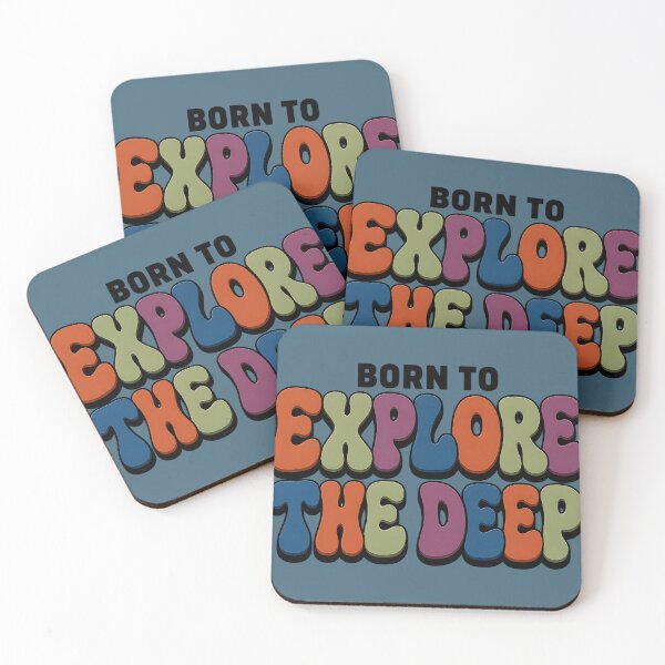 Item preview, Born To Explore The Deep Design designed and sold by MOCH- ART.