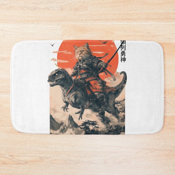 Item preview, Feline Warrior Riding T-Rex Sunset Power designed and sold by ISABEDOVAL.