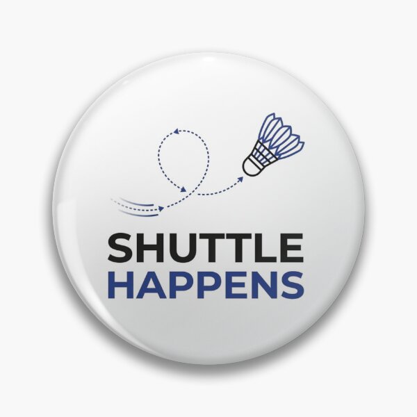 Item preview, Shuttle Happens - Badminton Design designed and sold by RunningWhiskers.