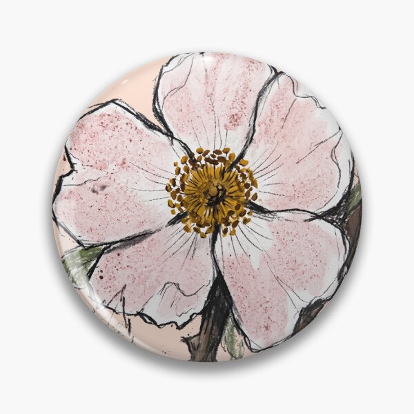 Item preview, The Hydrophobic Briar: Wild Dog Rose Rosa Canina Art Print designed and sold by FreiherrPK.