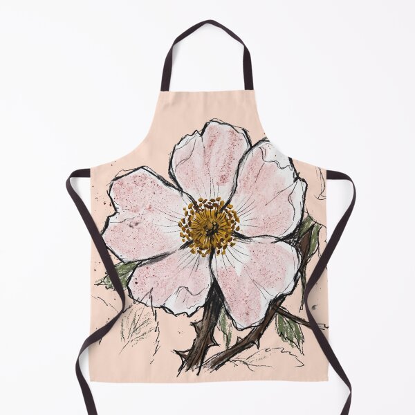 Item preview, The Hydrophobic Briar: Wild Dog Rose Rosa Canina Art Print designed and sold by FreiherrPK.
