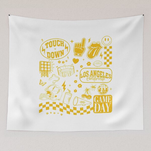 Item preview, Retro Football Game Day Los Angeles Vibes designed and sold by rumortolayo.