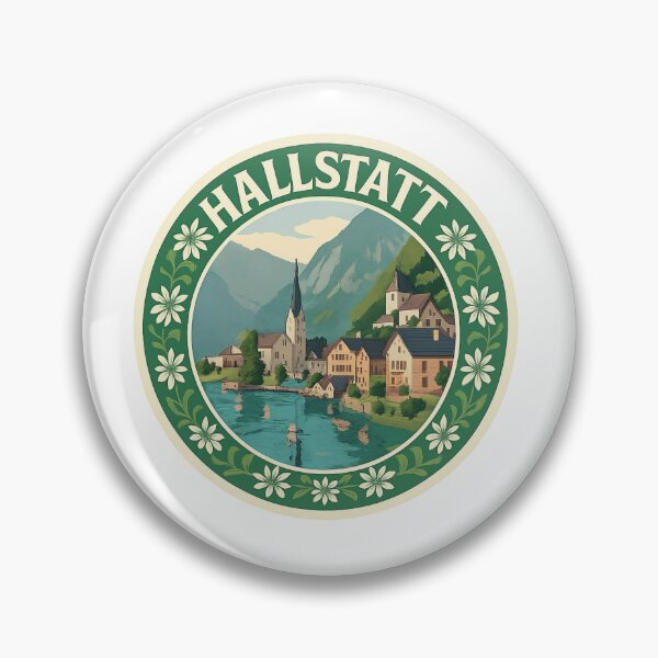 Item preview, Hallstatt Lake Austria Sticker Domain tag: Travel designed and sold by Imaginarium of Chaos falcon88 .
