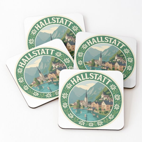 Item preview, Hallstatt Lake Austria Sticker Domain tag: Travel designed and sold by Imaginarium of Chaos falcon88 .