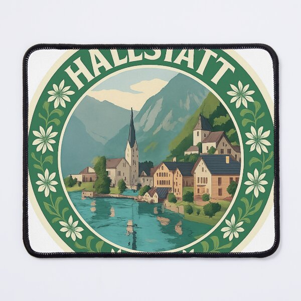 Item preview, Hallstatt Lake Austria Sticker Domain tag: Travel designed and sold by Imaginarium of Chaos falcon88 .