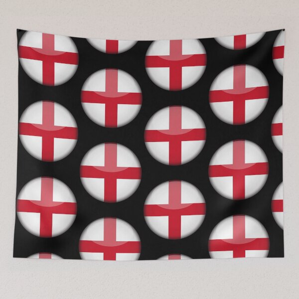 Item preview, English 3D Round Flag England Pride Design designed and sold by yazdogs.