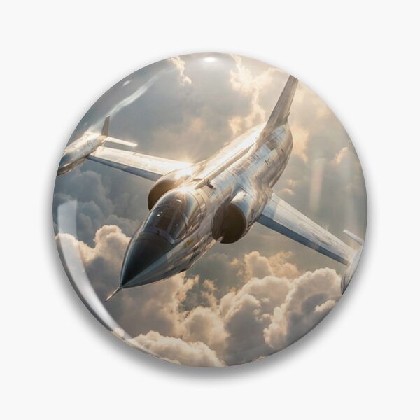 Item preview, F-104 Starfighter Sunlit Clouds Illustration designed and sold by Airpower Art.