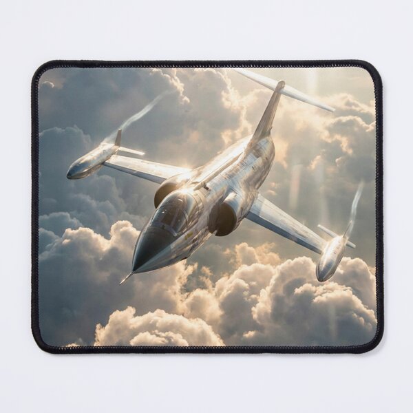 Item preview, F-104 Starfighter Sunlit Clouds Illustration designed and sold by Airpower Art.