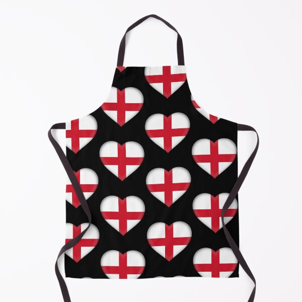 Item preview, English Flag Heart 3D English Love Gift Design designed and sold by yazdogs.