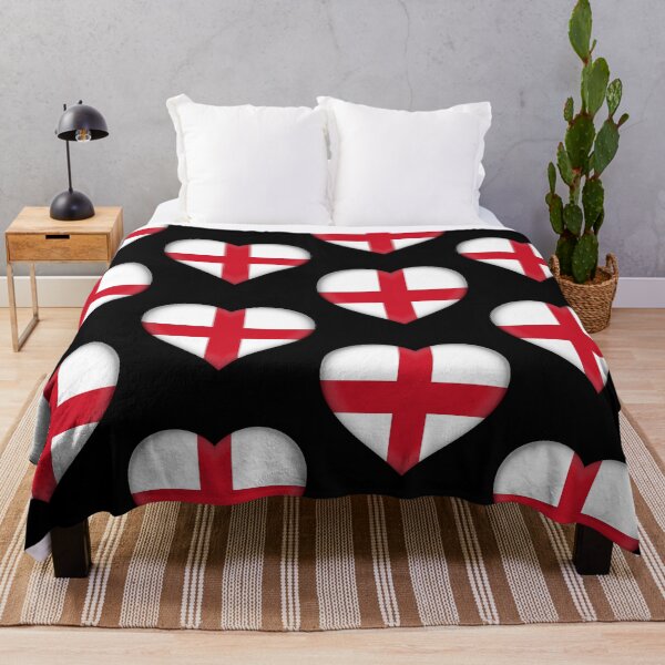 Item preview, English Flag Heart 3D English Love Gift Design designed and sold by yazdogs.