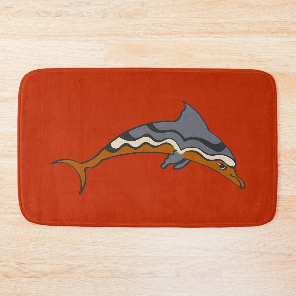 Item preview, Delphinios: Archaic Greek Marine Fresco Art Print designed and sold by FreiherrPK.