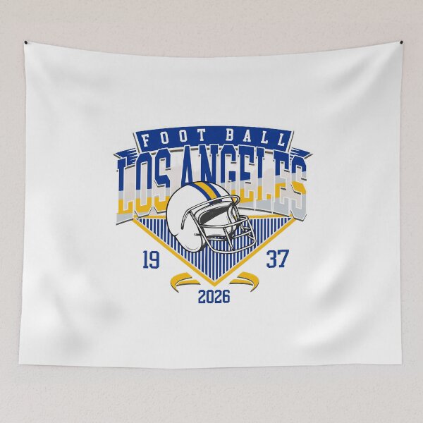 Item preview, Retro Football Los Angeles Helmet Graphic designed and sold by zanediogo.