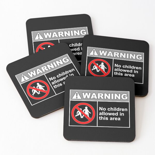 Item preview, No Children Allowed In This Area designed and sold by weirdove.