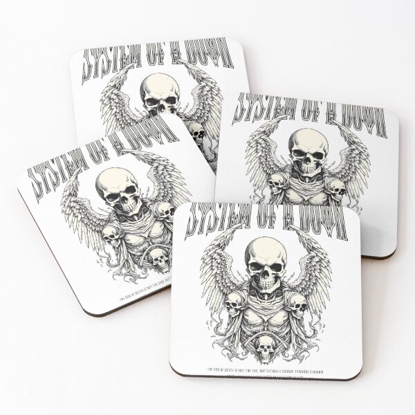 Item preview, System of a Down Skeleton Angel Gothic Art designed and sold by ISABEDOVAL.
