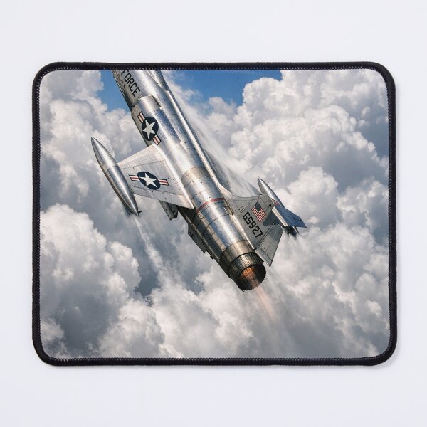 Item preview, F-104 Starfighter Blue Sky Climb Illustration designed and sold by Airpower Art.