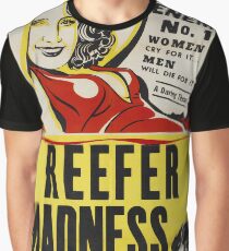 Reefer Madness Vintage Movie Poster Graphic T-Shirt
