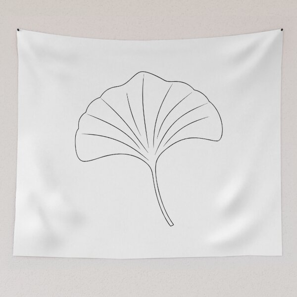 Item preview, Ginkgo Leaf Minimalist 1 Line Art Gift designed and sold by OneLine Studio.