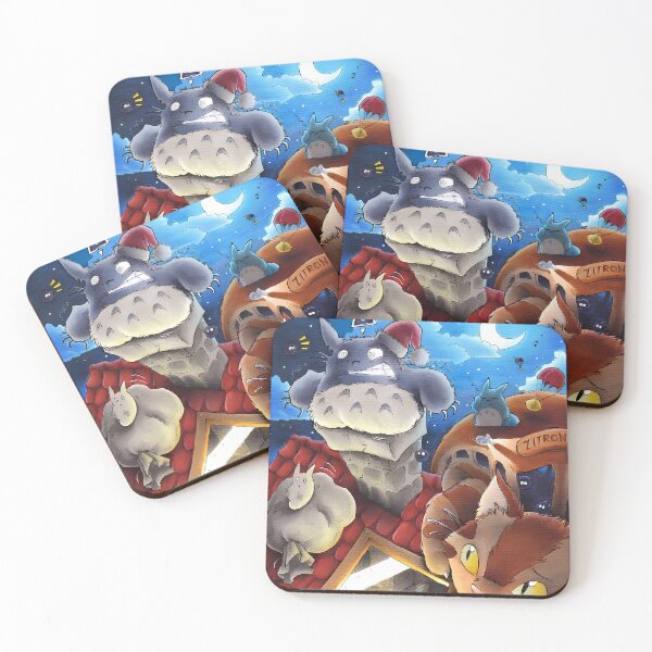 Item preview, Cute kawaii art toro santa [[thetotoros's]] go -%[ghiblis]%- roof aways  designed and sold by Amorrieart.