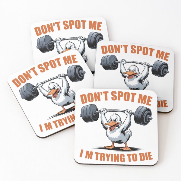 Item preview, Don't Spot Me I'm Trying To Die — Funny Gym Anime Design designed and sold by LoFizzy.