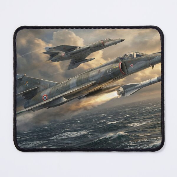 Item preview, French Super Etendard Missile Launch Illustration designed and sold by Airpower Art.