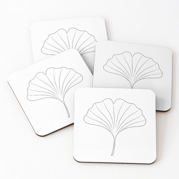 Item preview, Ginkgo Leaf Minimalist 2 Line Art Gift designed and sold by OneLine Studio.
