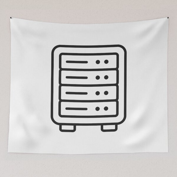Item preview, Server Rack Line Icon designed and sold by VectorForge Studio.