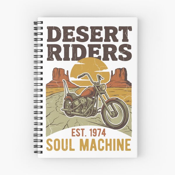 Item preview, Desert Riders Vintage Chopper Motorcycle Retro Art designed and sold by iwzzuel.