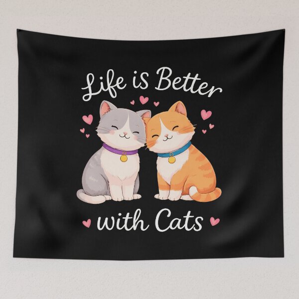 Item preview, Cat Life Is Better With Cats designed and sold by Dmo3HarkoArt.