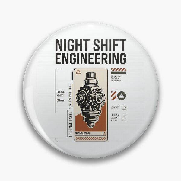 Item preview, Night Shift Engineering Industrial Fall Design designed and sold by Amr Darwish Graphic designer.