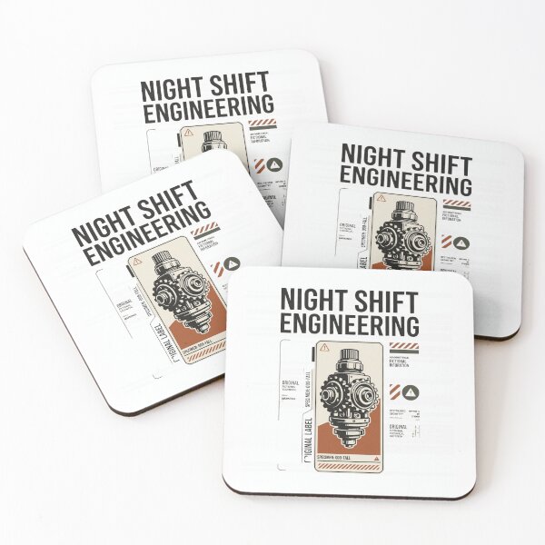 Item preview, Night Shift Engineering Industrial Fall Design designed and sold by Amr Darwish Graphic designer.