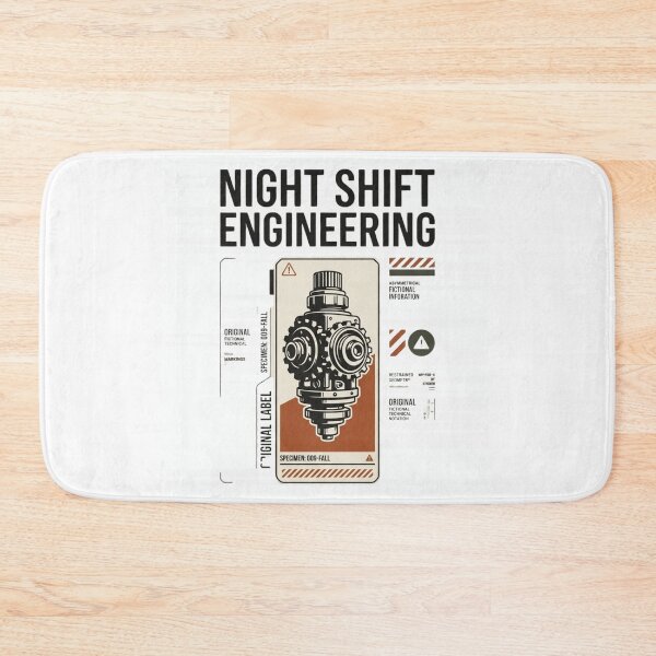 Item preview, Night Shift Engineering Industrial Fall Design designed and sold by Amr Darwish Graphic designer.