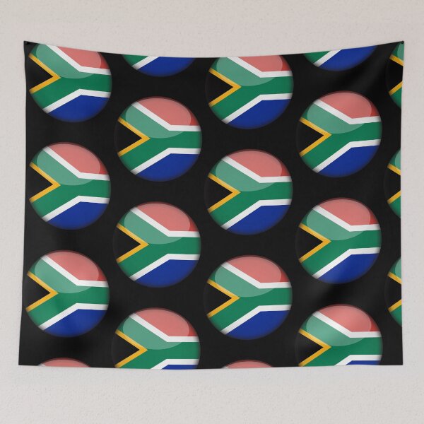 Item preview, South African 3D Round Flag South Africa Pride Design designed and sold by yazdogs.