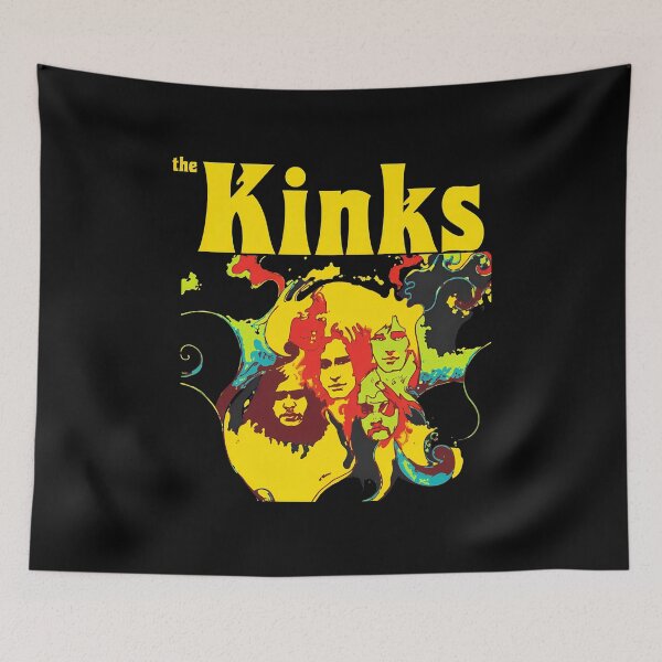 Item preview, The Kinks Psychedelic Retro Band Portrait  designed and sold by Wilmerrrez.
