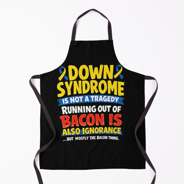 Item preview, Running Out Of Bacon Tragedy Down Syndrome Awareness Month Premium Tri-Blend designed and sold by snailslowdance.