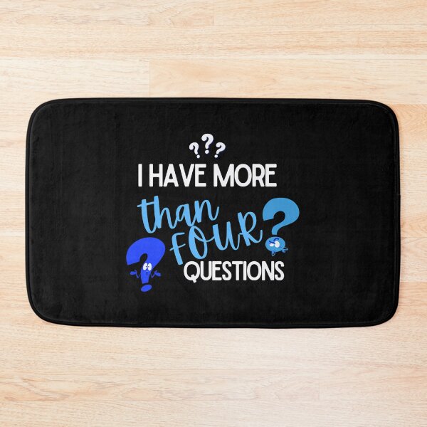 Item preview, I Have More Than Four Questions designed and sold by HeidiVintageArt.