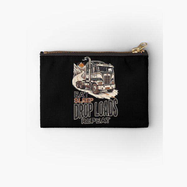 Item preview, Eat Sleep Drop Loads Repeat Trucker Life Big Rig designed and sold by AmeliaShirts.