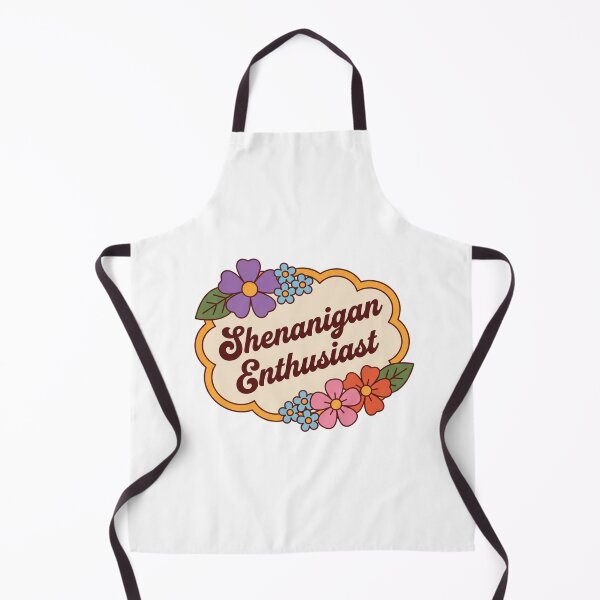 Item preview, Shenanigan Enthusiast Retro 70s Floral Sign Funny Mischief Humor Sarcastic Quote designed and sold by raedattia.